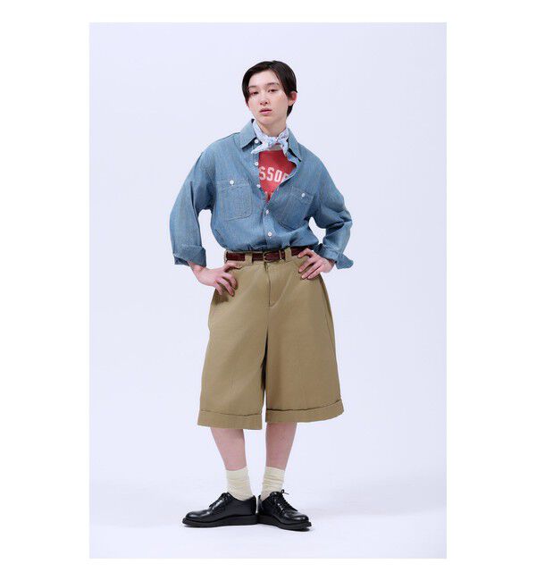 BEAMSBOY「【別注】BUZZ RICKSON'S / シャンブレー ロングスリーブ シャツ」|シャツ・ブラウス|