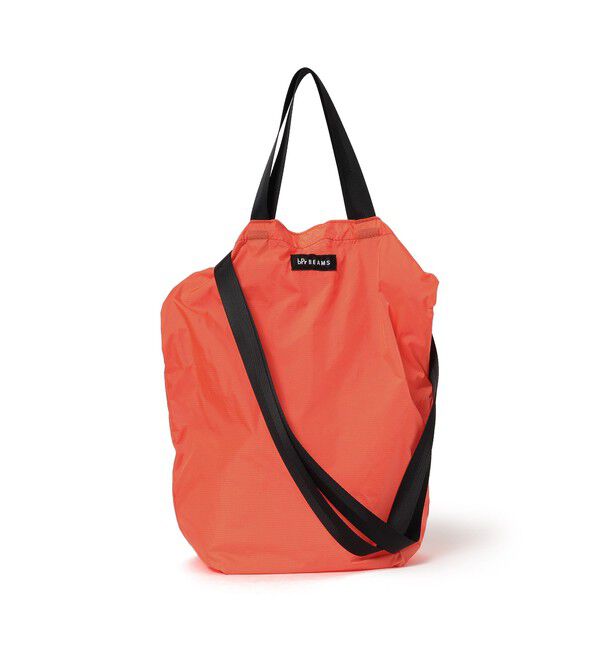 bPr BEAMS「リップストップ ショルダートートバッグ M」|ポーチ|SAFTY_ORANGE