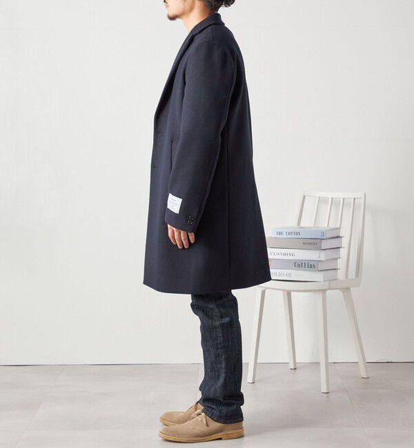 SHIPS any「SHIPS any: FUTURE MELTON チェスター コート 23AW◇」|チェスターコート|