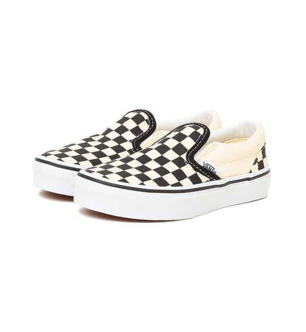 SHIPS KIDS「VANS:CLASSIC SLIPON CHECKERBOARD スニーカー」|スニーカー|ブラック