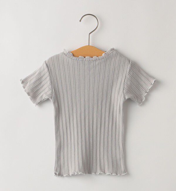 SHIPS KIDS「SHIPS KIDS:80～90cm / メロウ 半袖 TEE」|Tシャツ・カットソー|ライトグレー