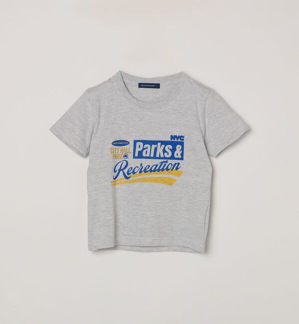 SHIPS any「【SHIPS any別注】G.R.S: NYC PARKS プリント Tシャツ<KIDS>」|Tシャツ・カットソー|ライトグレー