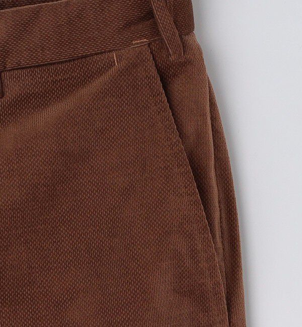 SHIPS「SHIPS: DUCA VISCONTI ブロークンコーデュロイ スラックス」|スラックス|