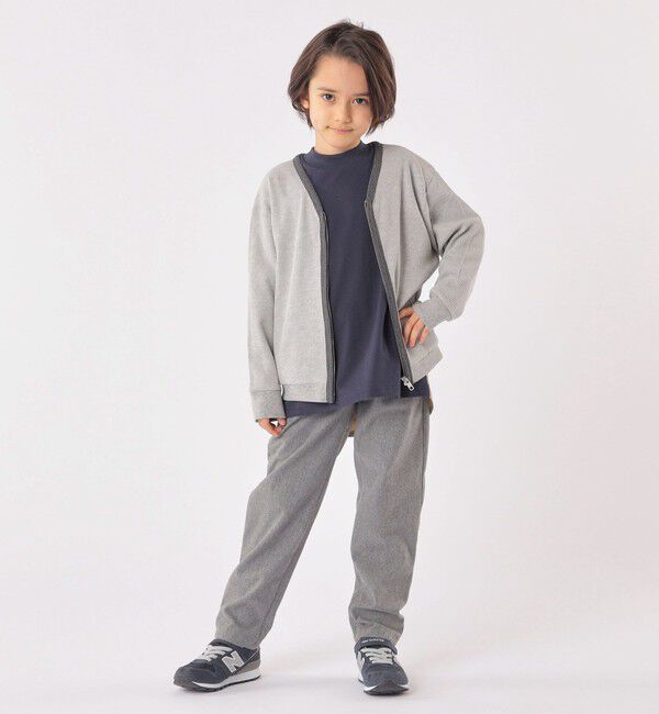SHIPS KIDS「SHIPS KIDS:100～130cm / ワッフル カーディガン」|カーディガン|