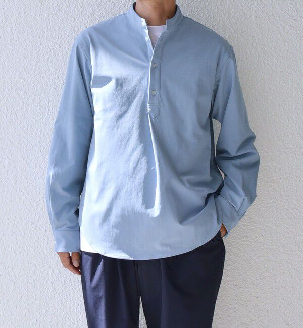 SHIPS any「SHIPS any: SORONA(R) ストレッチ ジャージー バンドスキッパー プルオーバー シャツ◆」|シャツ・ブラウス|