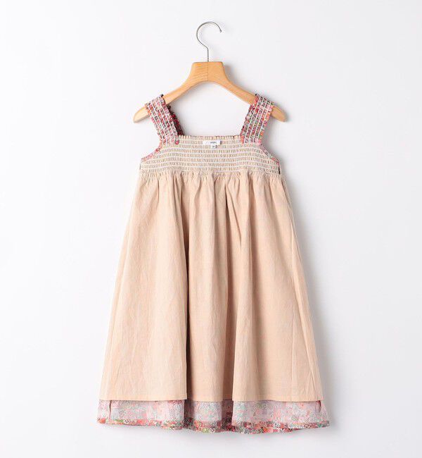 SHIPS KIDS「SHIPS KIDS:100～130cm / リバティ ノースリーブ ワンピース」|ワンピース|