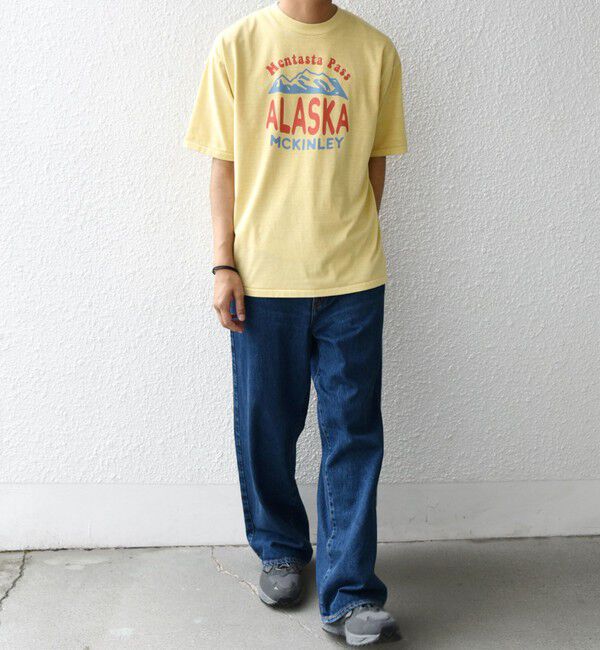 SHIPS any「SCREEN STARS: ガーメントダイ フェード カラー レトロ グラフィック Tシャツ◇」|Tシャツ・カットソー|
