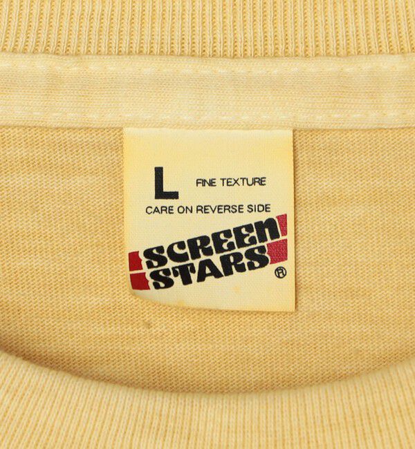 SHIPS any「SCREEN STARS: ガーメントダイ フェード カラー レトロ グラフィック Tシャツ◇」|Tシャツ・カットソー|