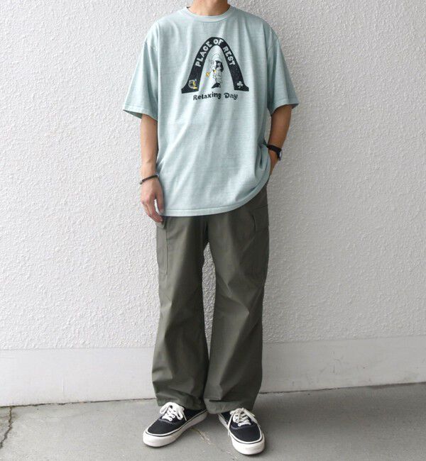 SHIPS any「SCREEN STARS: ガーメントダイ フェード カラー レトロ グラフィック Tシャツ◇」|Tシャツ・カットソー|