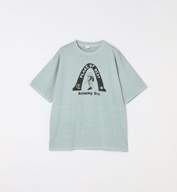 SHIPS any「SCREEN STARS: ガーメントダイ フェード カラー レトロ グラフィック Tシャツ◇」|Tシャツ・カットソー|