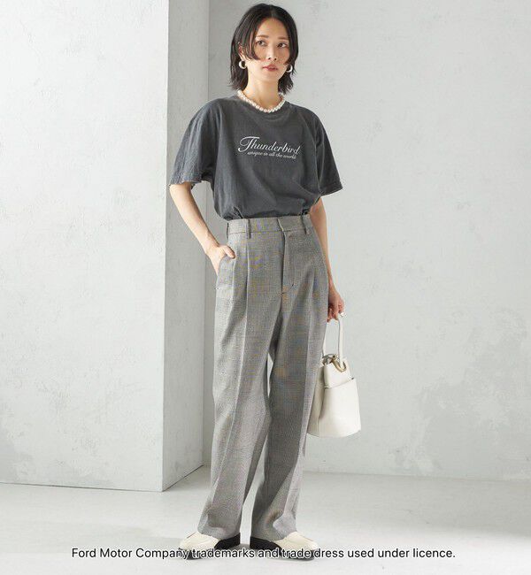 SHIPS for women「〈手洗い可能〉ウォッシャブル ウール タック パンツ」|その他|