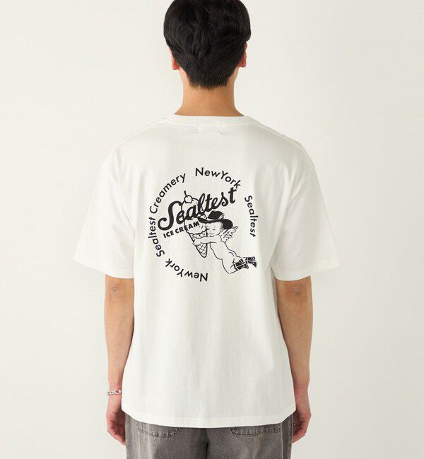 SHIPS Colors 「SHIPS Colors:Sealtest(R) ICE CREAM プリント フェード Tシャツ」|Tシャツ・カットソー|