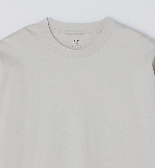 SHIPS Colors 「《予約》SHIPS Colors:〈抗菌防臭・UVカット〉シルケット コットン ロンT 2◆」|Tシャツ・カットソー|