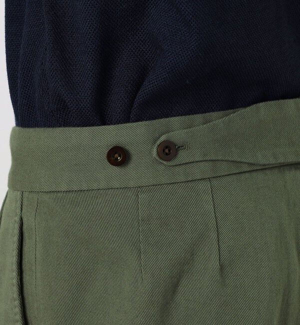 TOMORROWLAND MENS「コットンリネン 製品染め バックグルカショートパンツ」|その他|