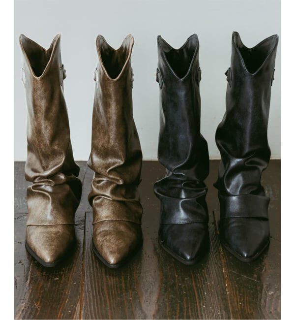 JOINT WORKS「Knuth Marf / クヌースマーフ western belted boots」|ロングブーツ|