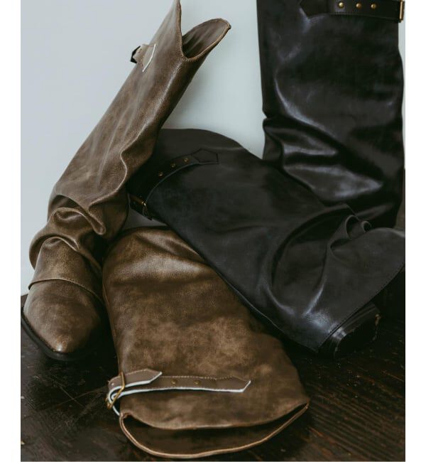 JOINT WORKS「Knuth Marf / クヌースマーフ western belted boots」|ロングブーツ|