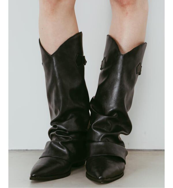 JOINT WORKS「Knuth Marf / クヌースマーフ western belted boots」|ロングブーツ|