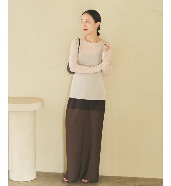 Plage「《追加》Mesh Sheer ロンT 6」|Tシャツ・カットソー|