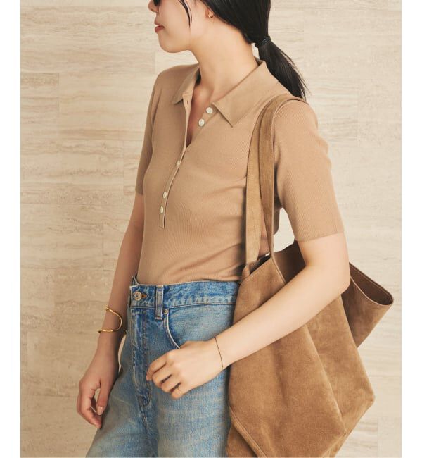Plage「Collar Rib ニット」|ニット・セーター|