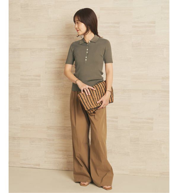 Plage「Collar Rib ニット」|ニット・セーター|