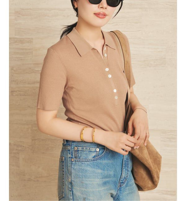 Plage「Collar Rib ニット」|ニット・セーター|