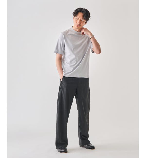 EDIFICE「nomiamo (ノミアモ) 別注 WDF モックネック Tシャツ」|Tシャツ・カットソー|