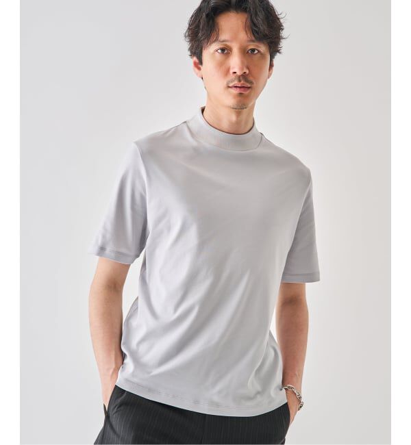 EDIFICE「nomiamo (ノミアモ) 別注 WDF モックネック Tシャツ」|Tシャツ・カットソー|
