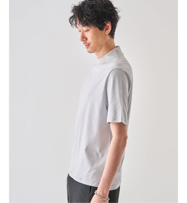 EDIFICE「nomiamo (ノミアモ) 別注 WDF モックネック Tシャツ」|Tシャツ・カットソー|