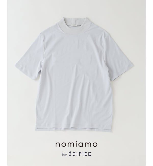 EDIFICE「nomiamo (ノミアモ) 別注 WDF モックネック Tシャツ」|Tシャツ・カットソー|グレーB