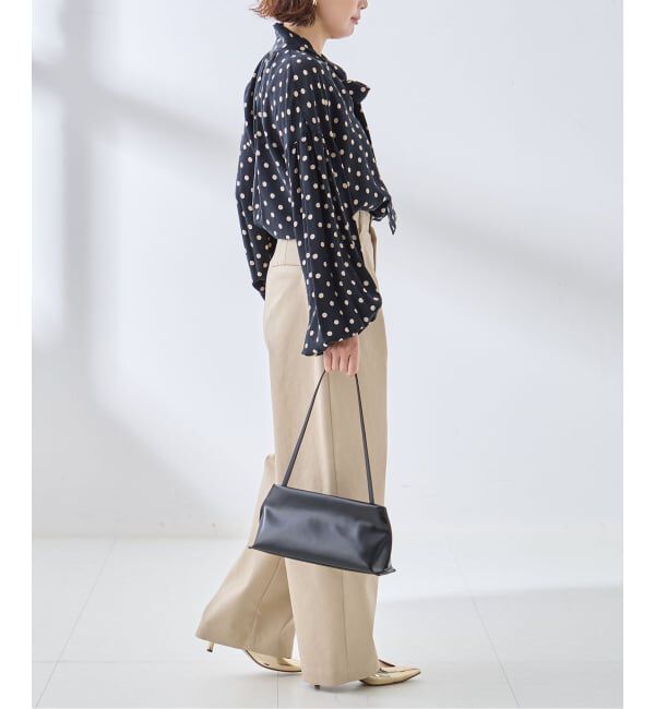 journal standard L'essage「《追加》IPEKERDOT&FLOWER/シアーボウブラウス」|シャツ・ブラウス|