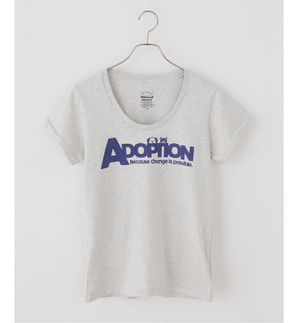 Spick and Span「Mixta / ミクスタ U NECK T-SHIRT ADOPTION」|Tシャツ・カットソー|
