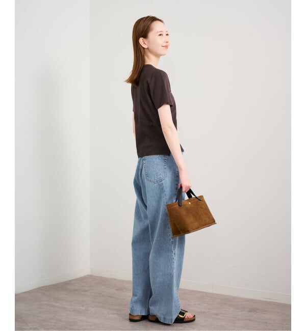 U by SPICK&SPAN「レーステープカットトップス」|Tシャツ・カットソー|
