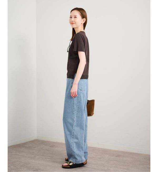 U by SPICK&SPAN「レーステープカットトップス」|Tシャツ・カットソー|