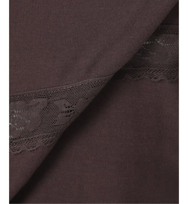 U by SPICK&SPAN「レーステープカットトップス」|Tシャツ・カットソー|
