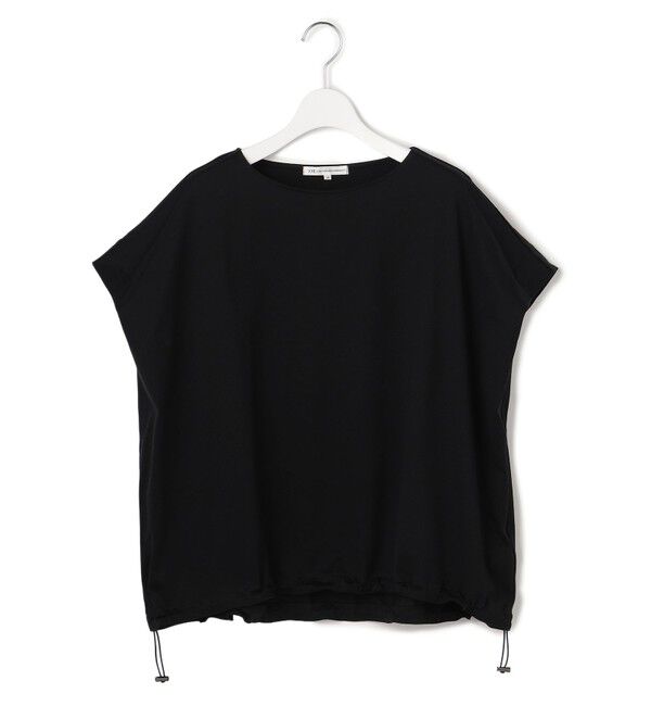 23区「シルキータッチ ドロスト カットソー」|Tシャツ・カットソー|ブラック系