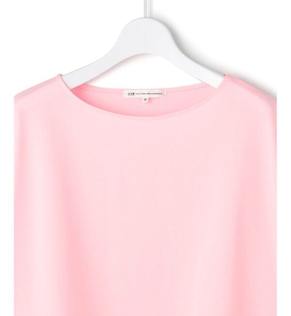 23区「シルキータッチ ドロスト カットソー」|Tシャツ・カットソー|