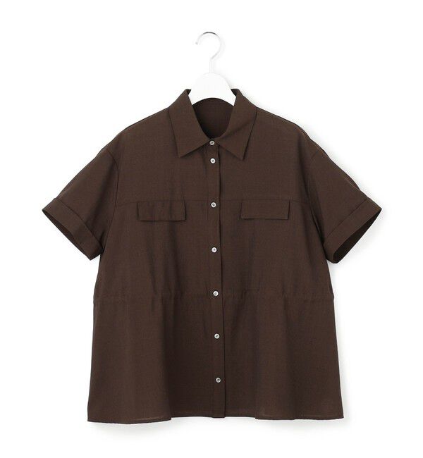 23区「【WEB&一部店舗限定】サスティナクールブッチャー ミリタリー シャツジャケット」|シャツ・ブラウス|