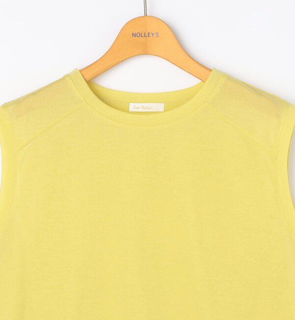 NOLLEY'S「ウォッシャブルシアードライコットンノースリーブプルオーバー」|Tシャツ・カットソー|