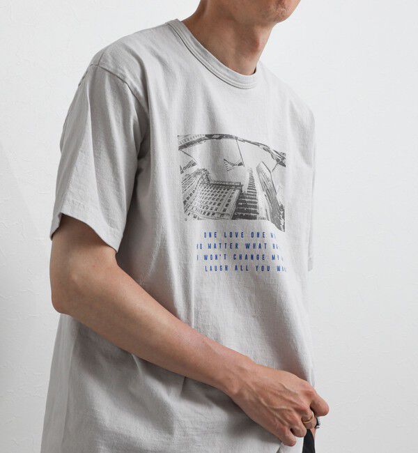 NOLLEY'S goodman「Photo T フォトグラフィック Tシャツ 26SS」|Tシャツ・カットソー|ライトグレー