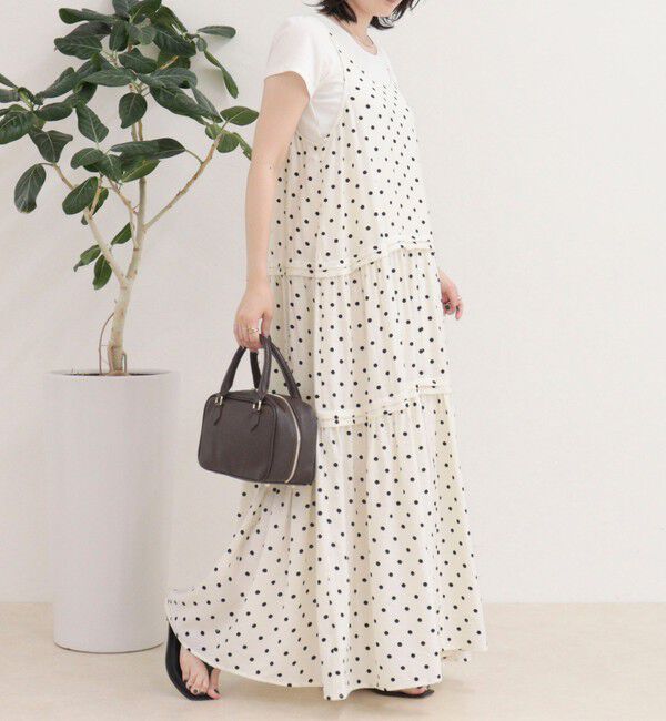 fredy emue「ドットノースリーブワンピース」|ワンピース|
