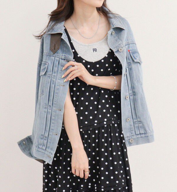 fredy emue「ドットノースリーブワンピース」|ワンピース|