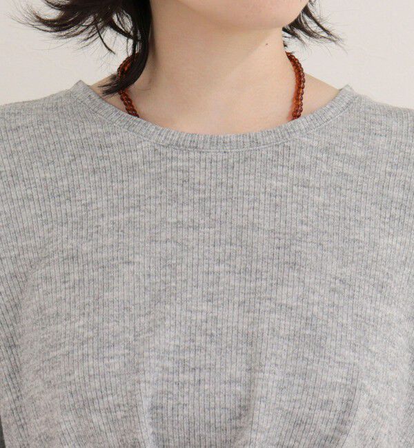 fredy emue「リブニットソーカシュクールプルオーバー」|Tシャツ・カットソー|