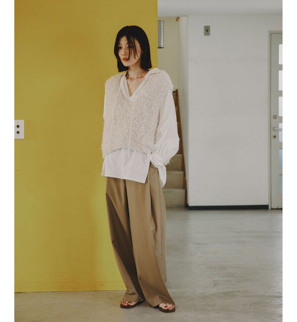 SALON adam et rope'「シアーコットンヴィンテージブラウス」|シャツ・ブラウス|