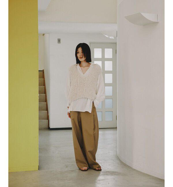 SALON adam et rope'「シアーコットンヴィンテージブラウス」|シャツ・ブラウス|
