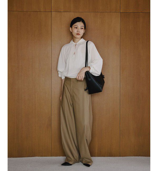 SALON adam et rope'「シアーコットンヴィンテージブラウス」|シャツ・ブラウス|