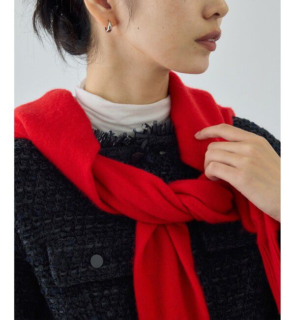 ROPE「【COOHEM(コーヘン)】BASIC TWEED VELVET JACKET」|ノーカラージャケット|