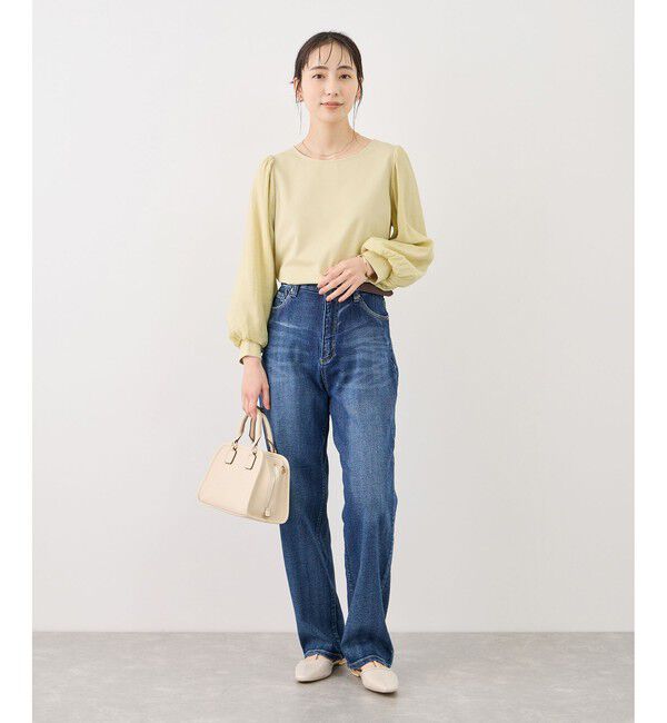 Rope&rsquo;Picnic「シアーボリュームスリーブカットトップス」|Tシャツ・カットソー|