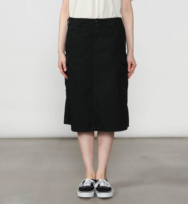  「orSlow | 〈別注〉ARMY SKIRT BLACK WOMEN」|スカート|