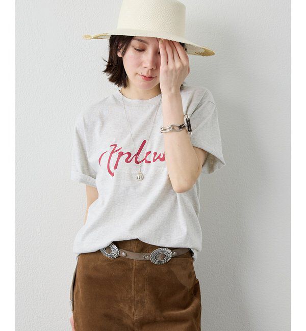  「クラックプリントTシャツ」|Tシャツ・カットソー|