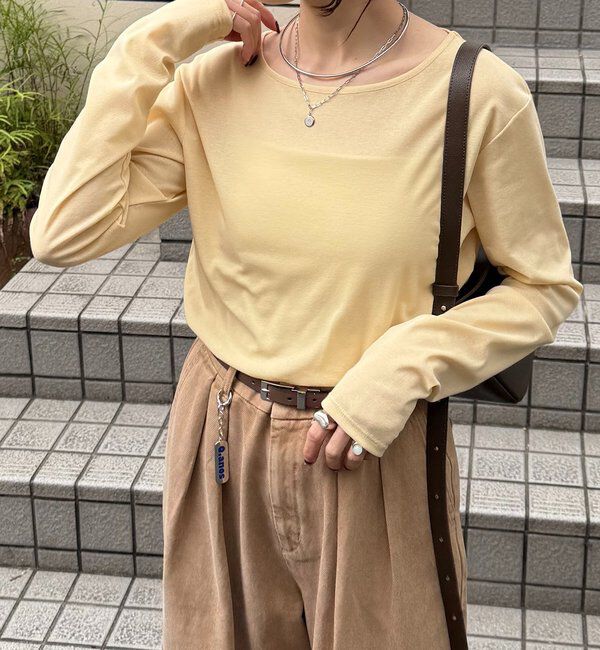  「【人気につき追加販売/接触冷感/吸水速乾】ベーシックシアーロンT」|Tシャツ・カットソー|